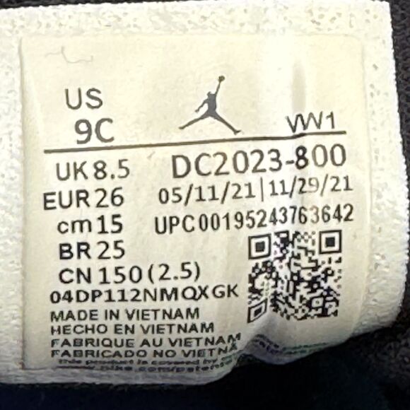 Jordan Why Not Zer0.4 Shoes Boys Size 9C Basketball DC2023-800 Sneakers - Picture 8 of 8